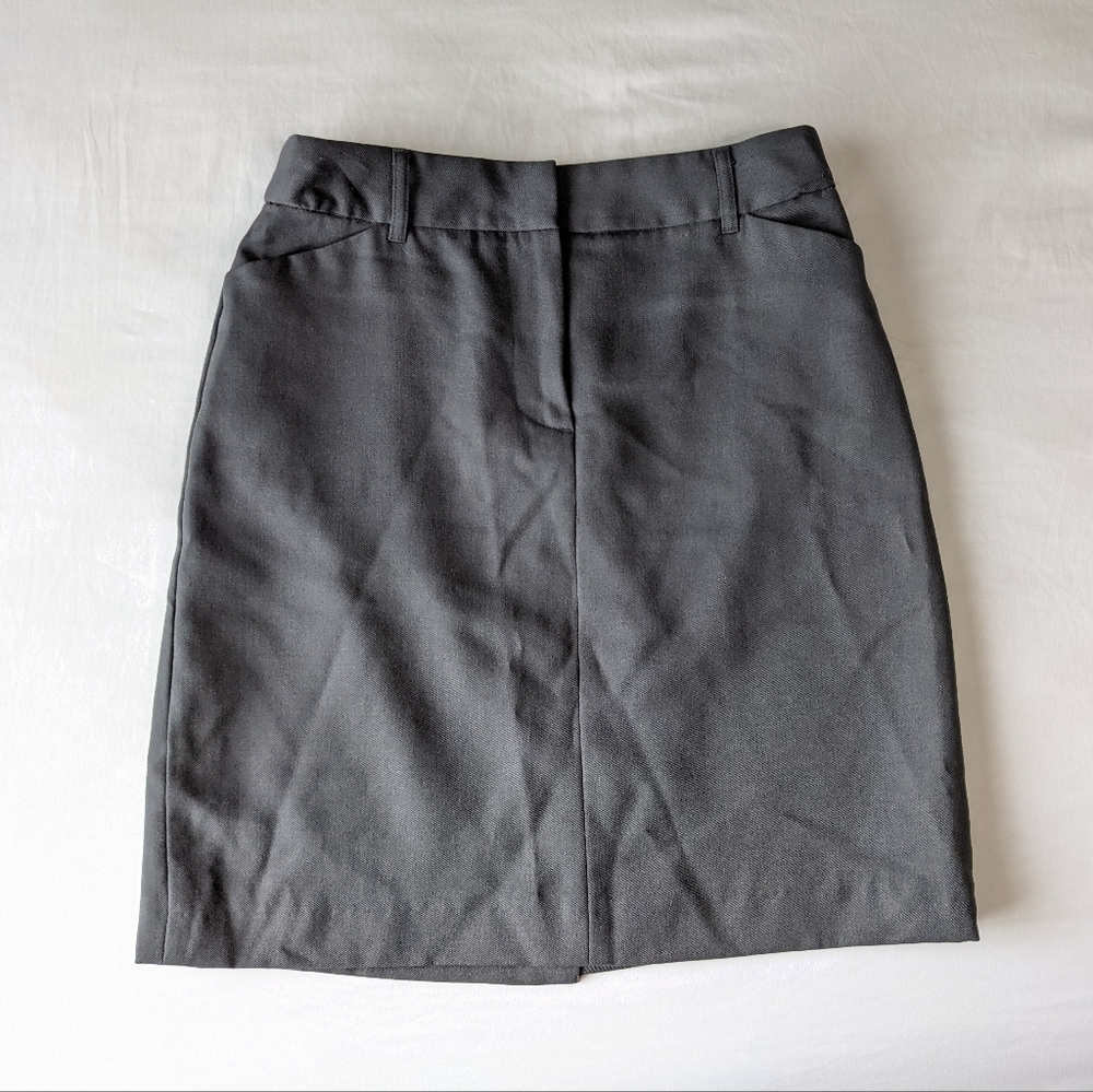 J. Crew Wool Pencil Skirt Gray Women's size 6
